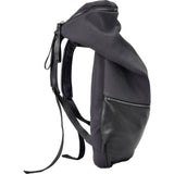 Cote et Ciel Nile Alias Split Cowhide Leather Backpack | Agate Black/Charcoal Canvas 28417