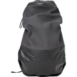 Cote et Ciel Nile Alias Split Cowhide Leather Backpack | Agate Black/Charcoal Canvas 28417