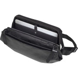 Cote&Ciel Riss Coated Canvas Sling Bag | Black 28394