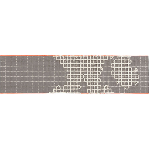 Gan Bandas Single Rug A | Gray 02EB345B2URB0