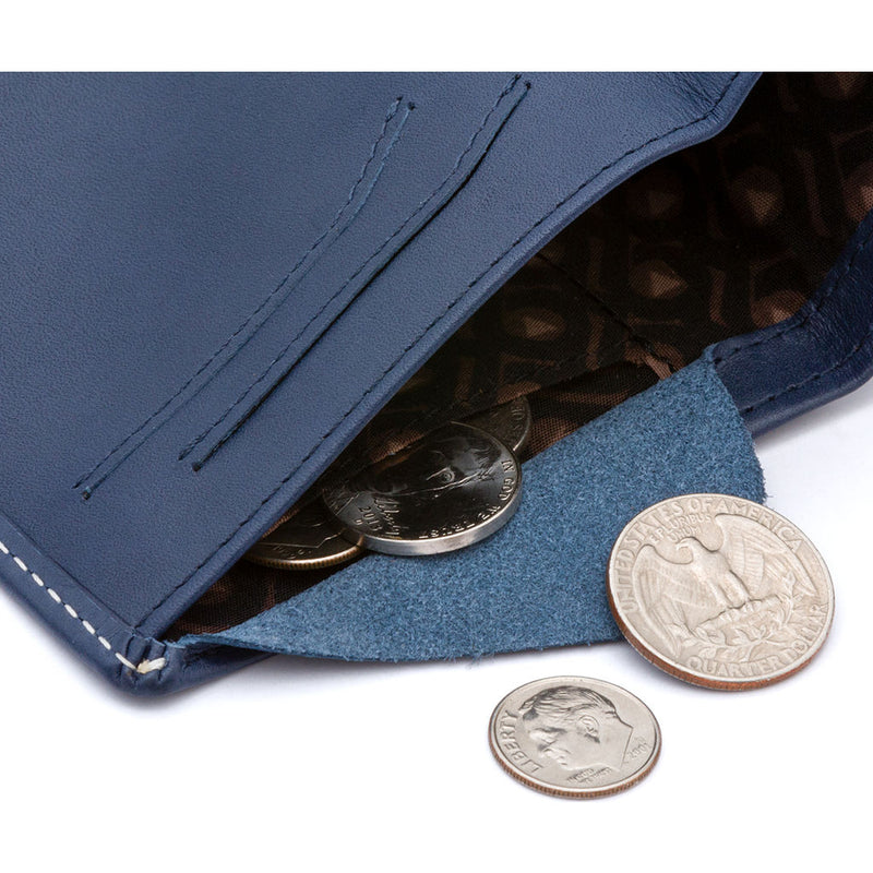 bellroy leather note sleeve wallet blue steel Bellroy Note Sleeve Bifold Wallet