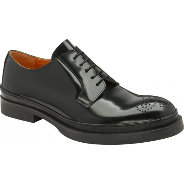 Frank Wright Men's Gilston Derby Shoe | Black, Leather