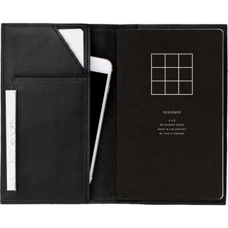 This is Ground Medium Notebook Holder | Black PLAN-CHRC