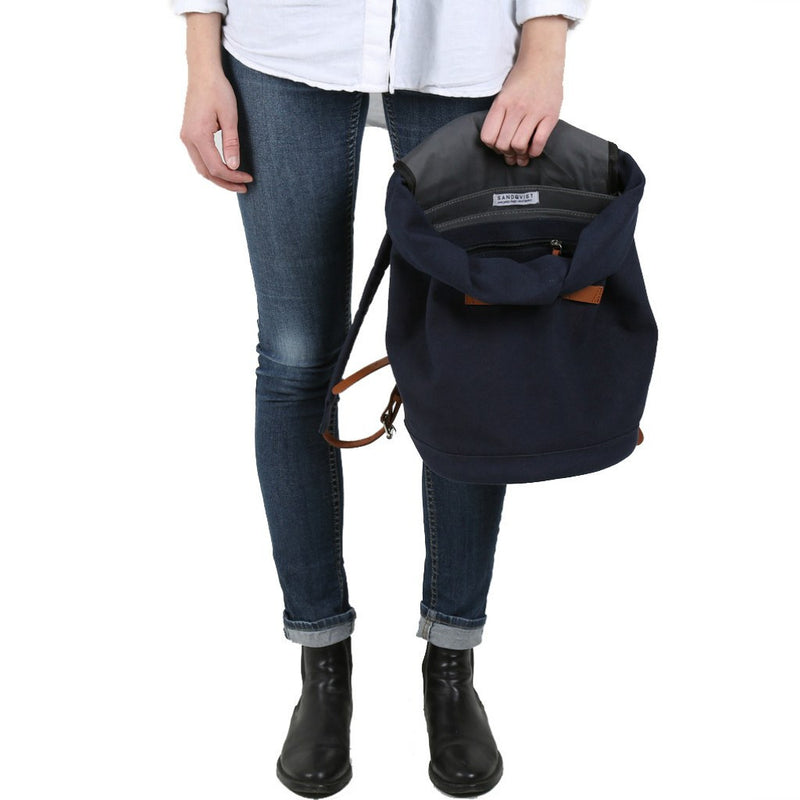 Sandqvist Sonja Rolltop Backpack | Blue SQA542