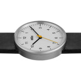 Braun BN0021 White Classic Men's Watch | Black Leather