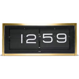 LEFF amsterdam 24h Brick Wall/Desk Clock | Brass/Black LT15501