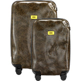 Crash Baggage Set of 3 Surface Trolley Suitcases | Brown Fur CB120-31
