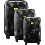 Crash Baggage Set of 3 Pioneer Trolley Suitcases | Black CB100-01