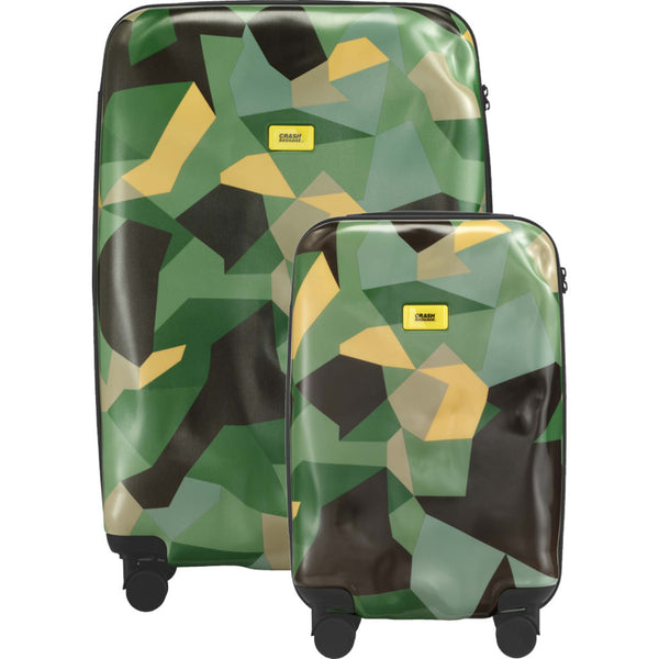 Crash Baggage Set of 3 Pioneer Trolley Suitcases | Limited Edition Camo CB131