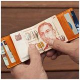 Orchill Captain Money Clip Wallet | Black/Orange