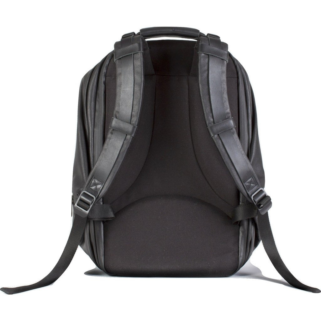 Cote et Ciel Meuse Coated Canvas Backpack Black 28333 – Sportique