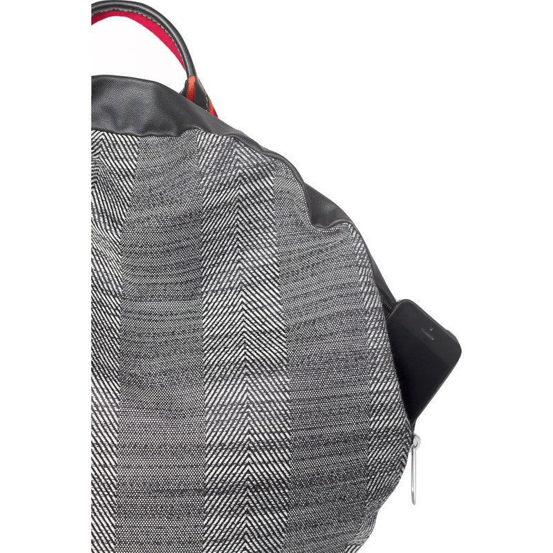 Cote&Ciel Moselle Herringbone Weave Backpack | Concrete Herringbone 28338