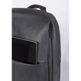Cote et Ciel Rhine Coated Canvas Backpack | Black 28332