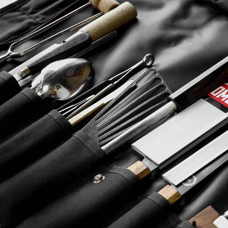Chrome Chef's Knife Roll Knife Bag | All Black