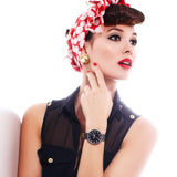 Lambretta Cielo Dots Watch | Black 2104BLA