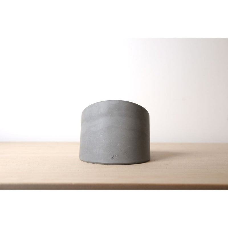23 Design 4th Dimension Concrete Table Clock | Gold / Gray CC02000