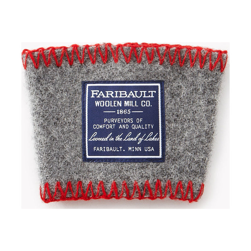 Faribault Wool Coffee Cup Sleeve | Gray - 02104