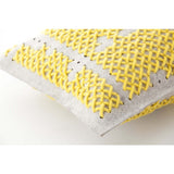 Gan Canevas Abstract Pillow | Dark Yellow/Light Gray 02CN21471CL96