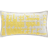 Gan Canevas Abstract Pillow | Dark Yellow/Light Gray 02CN21471CL96