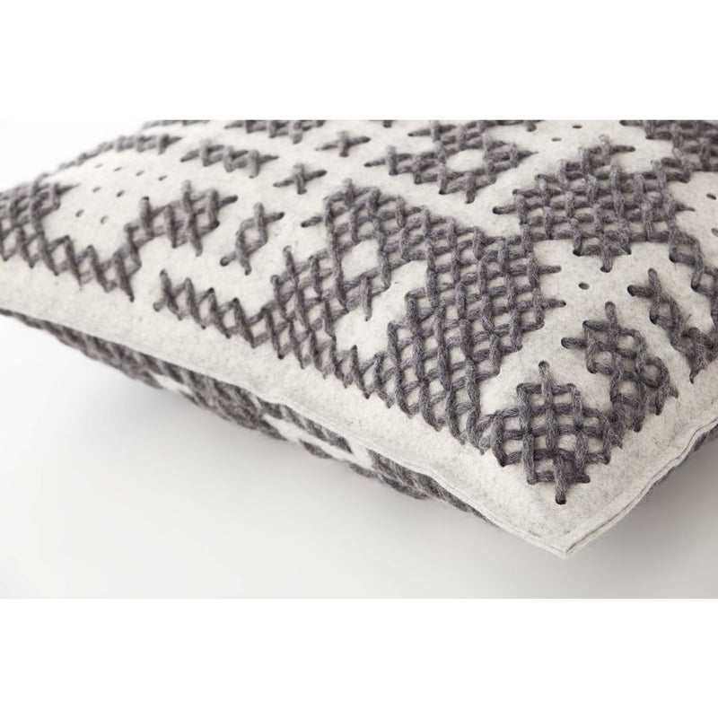 Gan Canevas Abstract Pillow | Gray/Light Gray 02CN21467CL93