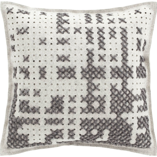 Gan Canevas Abstract Pillow | Gray/Light Gray 02CN21467CL93