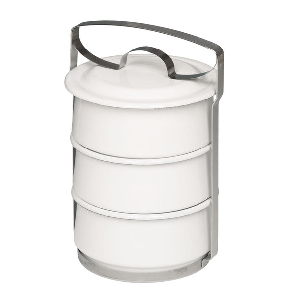Riess 3-Tier Food Carrier | White
