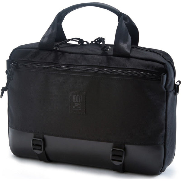 Topo Designs Commuter Briefcase | Ballistic/Black Leather