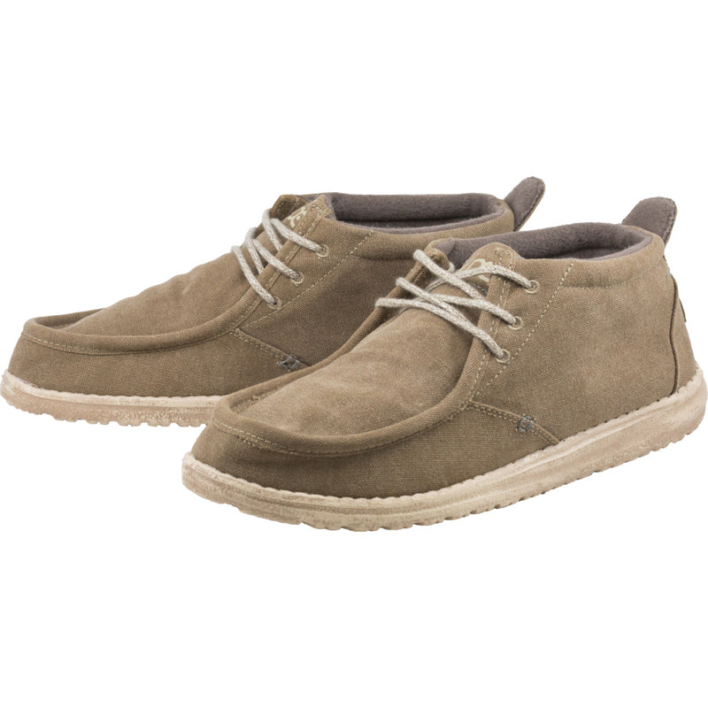 Hey Dude Conrad Canvas Shoes | Olive- 111438500