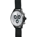 Cronometrics The Engineer PVD Gunmetal Watch | Stainless Steel Milanese CM02WS08