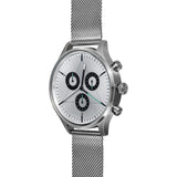 Cronometrics The Engineer Brushed Steel Watch | Stainless Steel Milanese CM02WS12