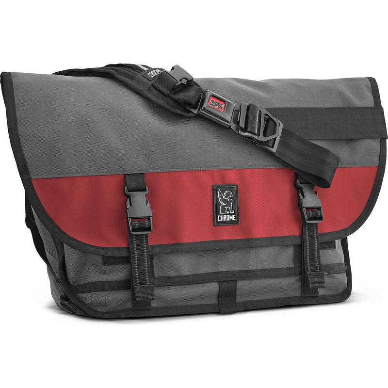 Chrome Citizen Messenger Bag | Grey/Red