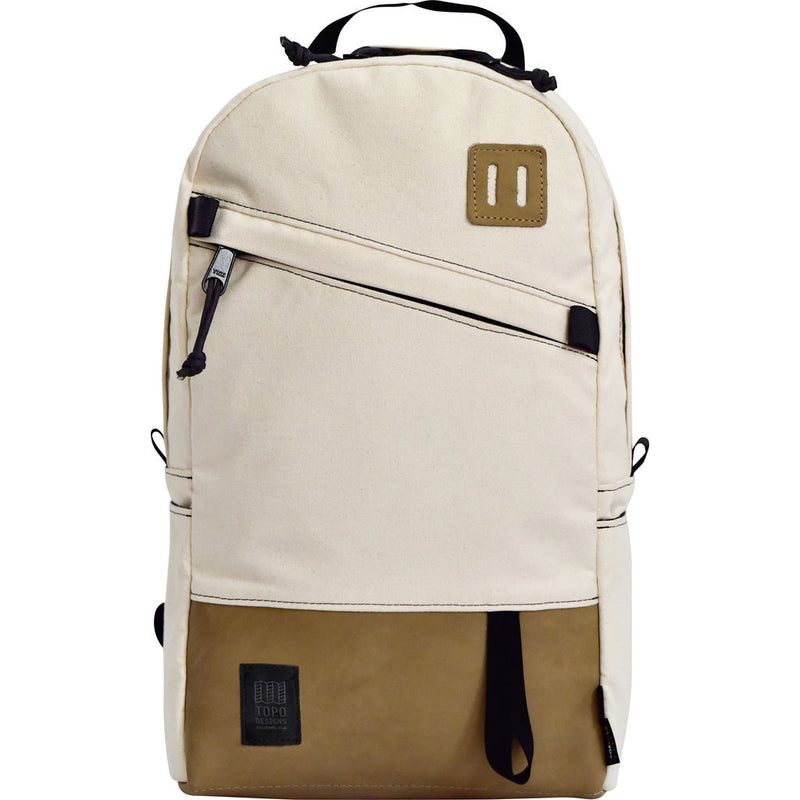 Topo Designs Daypack Backpack | Natural/Khaki Leather