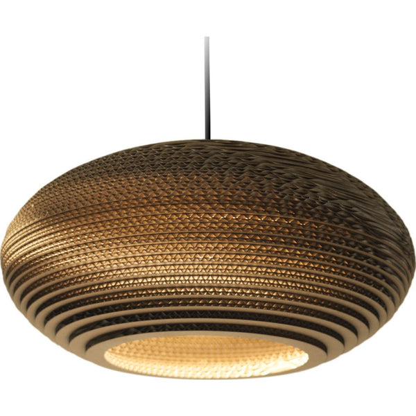 Graypants Scraplight Disc 16 Pendant Light | Natural 16.5" Diameter GP-141-UL