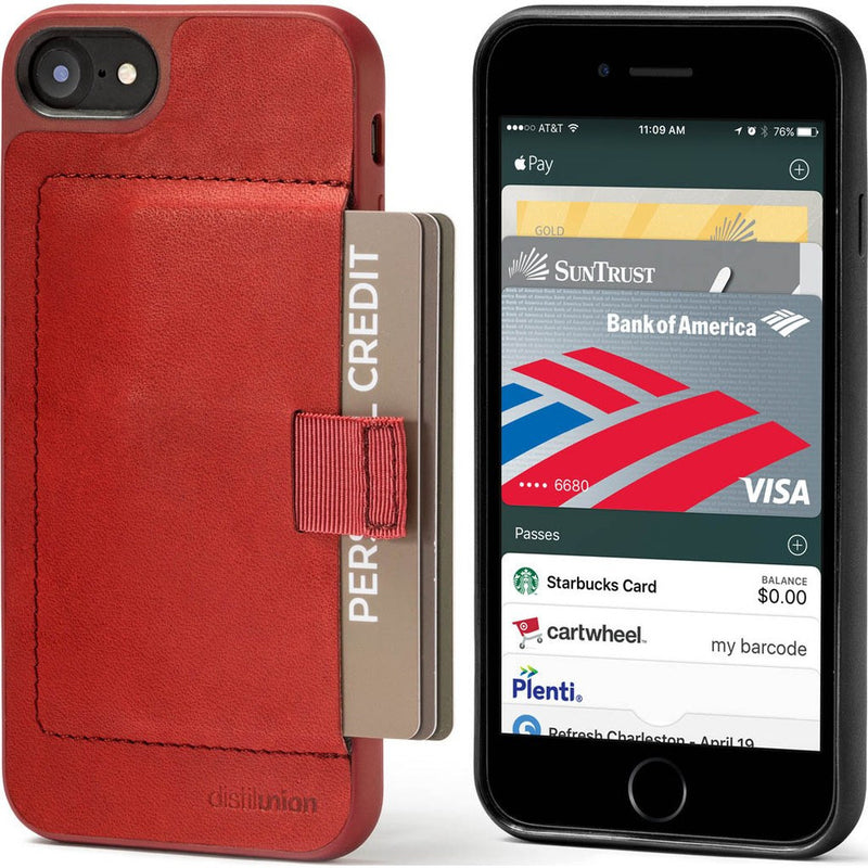 Distil Union Wally Case for iPhone 7 Plus | Rust [Red] WLC7P4