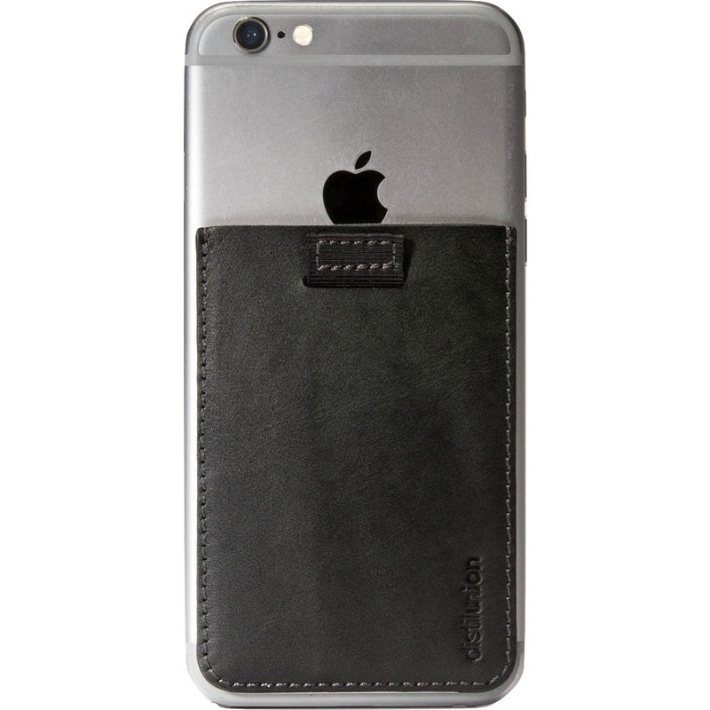 Distil Union Wally Junior Stick-on Wallet | Ink Black WS201