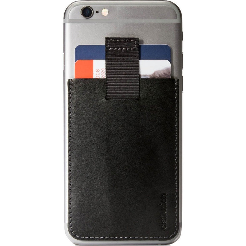 Distil Union Wally Junior Stick-on Wallet | Ink Black WS201
