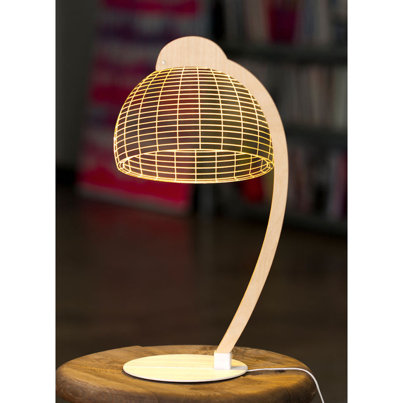 Studio Cheha Dome LED Table Lamp | Iron/Birch Ch-Dome