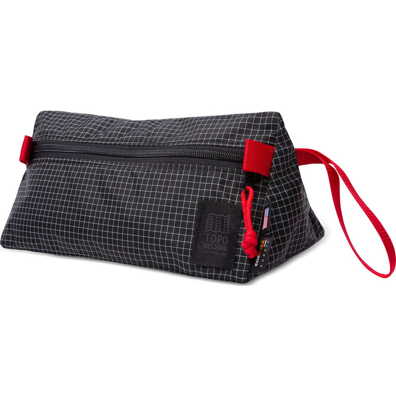 Topo Designs Dopp Kit | Black/White Ripstop