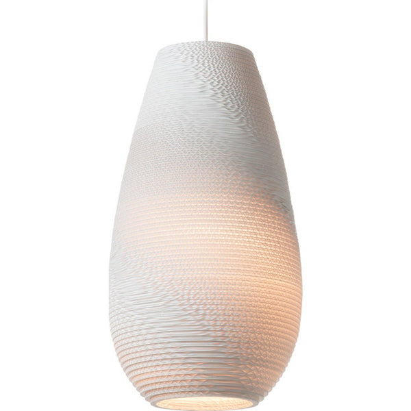 Graypants Scraplight Drop 18 Pendant Light | White 10.0" Diameter GP-1211-UL
