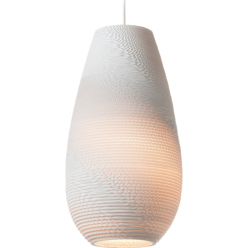 Graypants Scraplight Drop 18 Pendant Light | White 10.0" Diameter GP-1211-UL