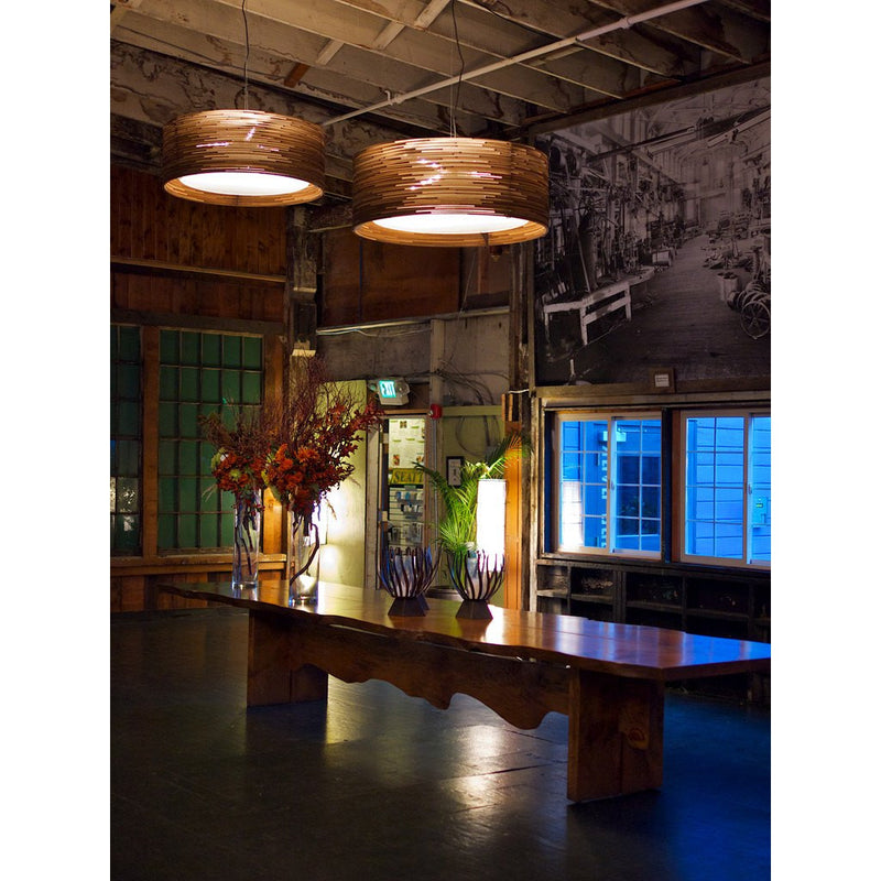 Graypants Scraplight Drum 18 Pendant Light | Natural 18.0" Diameter GP-151-UL
