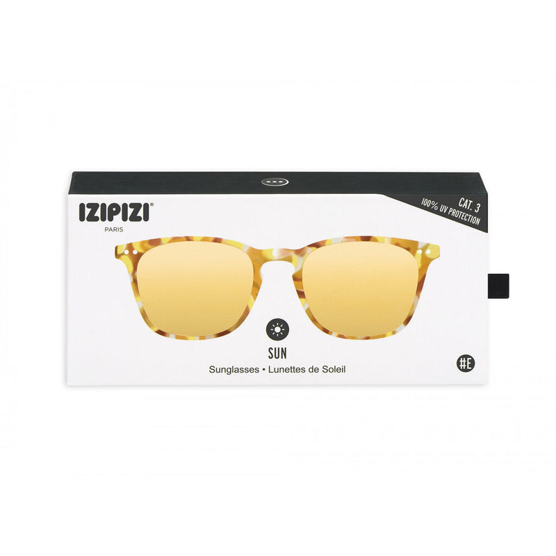 Izipizi Rx Reader Mirror Sunglasses E-Frame | Yellow Tortoise (Without correction)