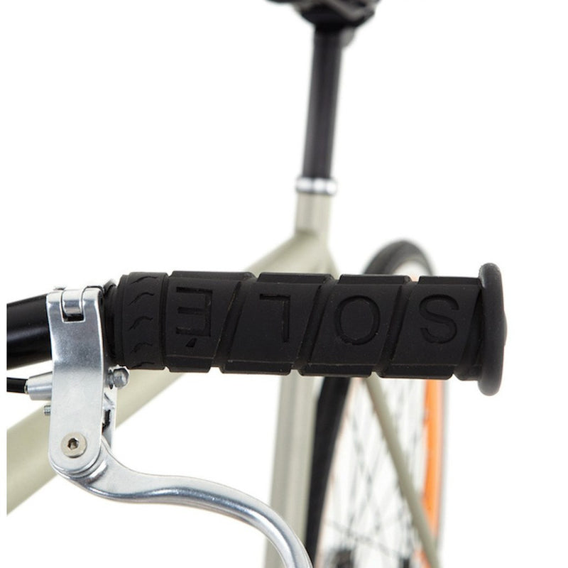 Sole Bicycles El Tigre Fixed Single Speed Bike | Matte Grey Frame/Orange Rims Sole 041-55