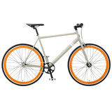 Sole Bicycles El Tigre Fixed Single Speed Bike | Matte Grey Frame/Orange Rims Sole 041-59