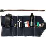 EH Works Essential Bike Tool Roll | Navy with Brown Strap ESSNBR
