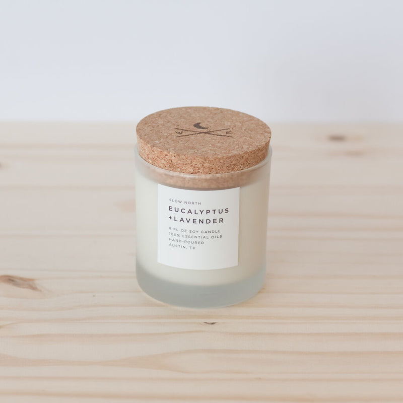 Slow North Tumbler Candle | Eucalyptus + Lavender