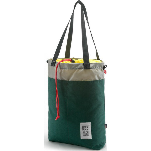 Topo Designs Cinch Tote Bag | Forest/Silver