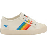 Gola Kids Coaster Rainbow Sneakers | Off White/Multi- CKA671