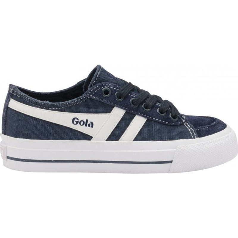 Gola Kids Quota II Sneakers | Navy/White- CKA667