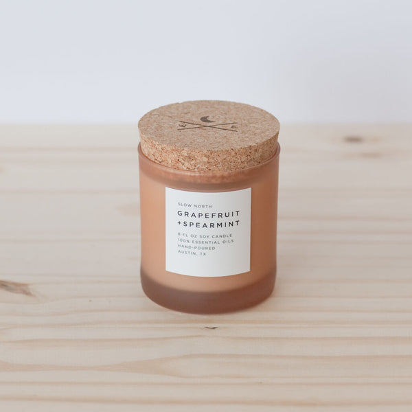 Slow North Tumbler Candle | Grapefruit + Spearmint